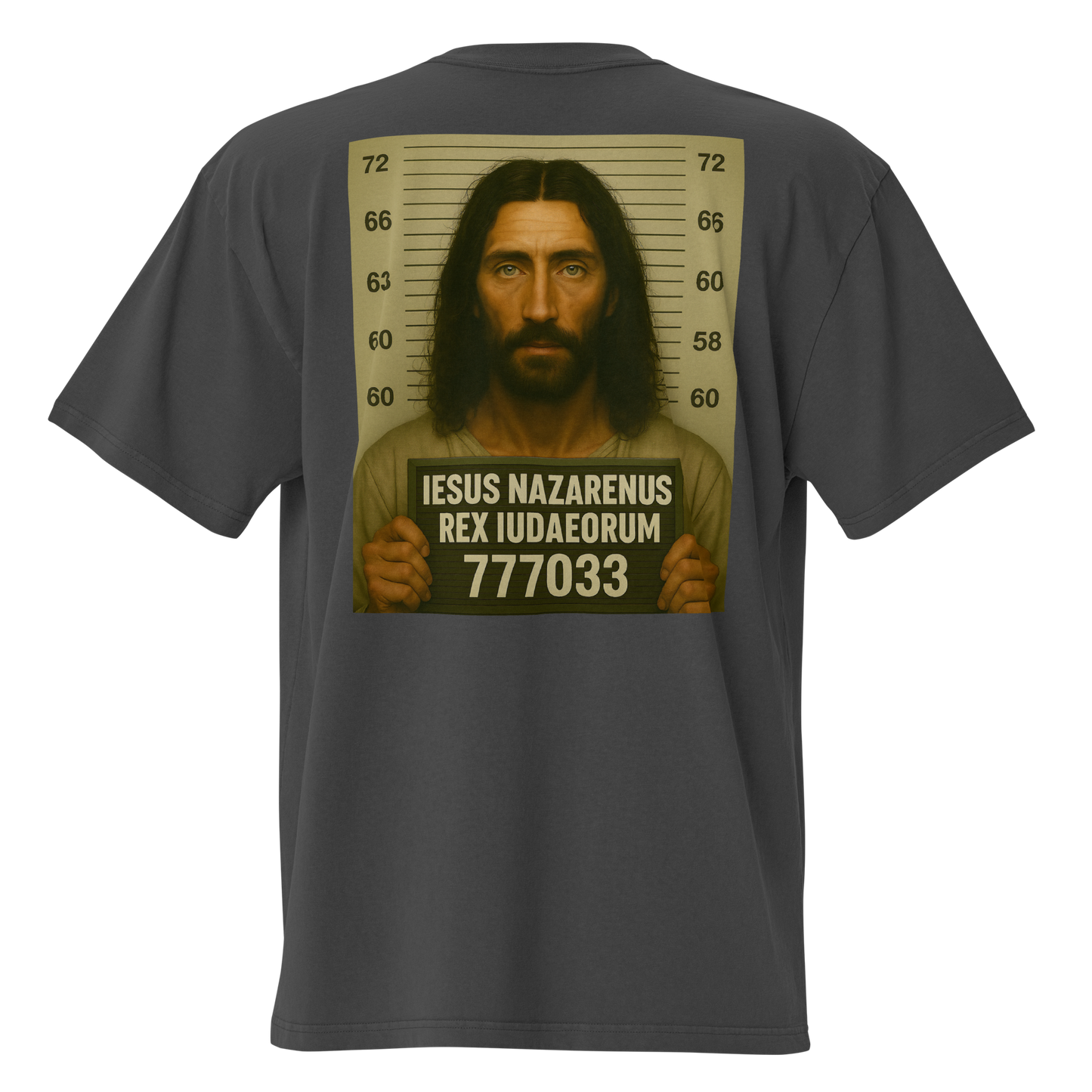 Jesus Mugshot Tee – INRI 777033 Edition - ALMOST SOLD OUT